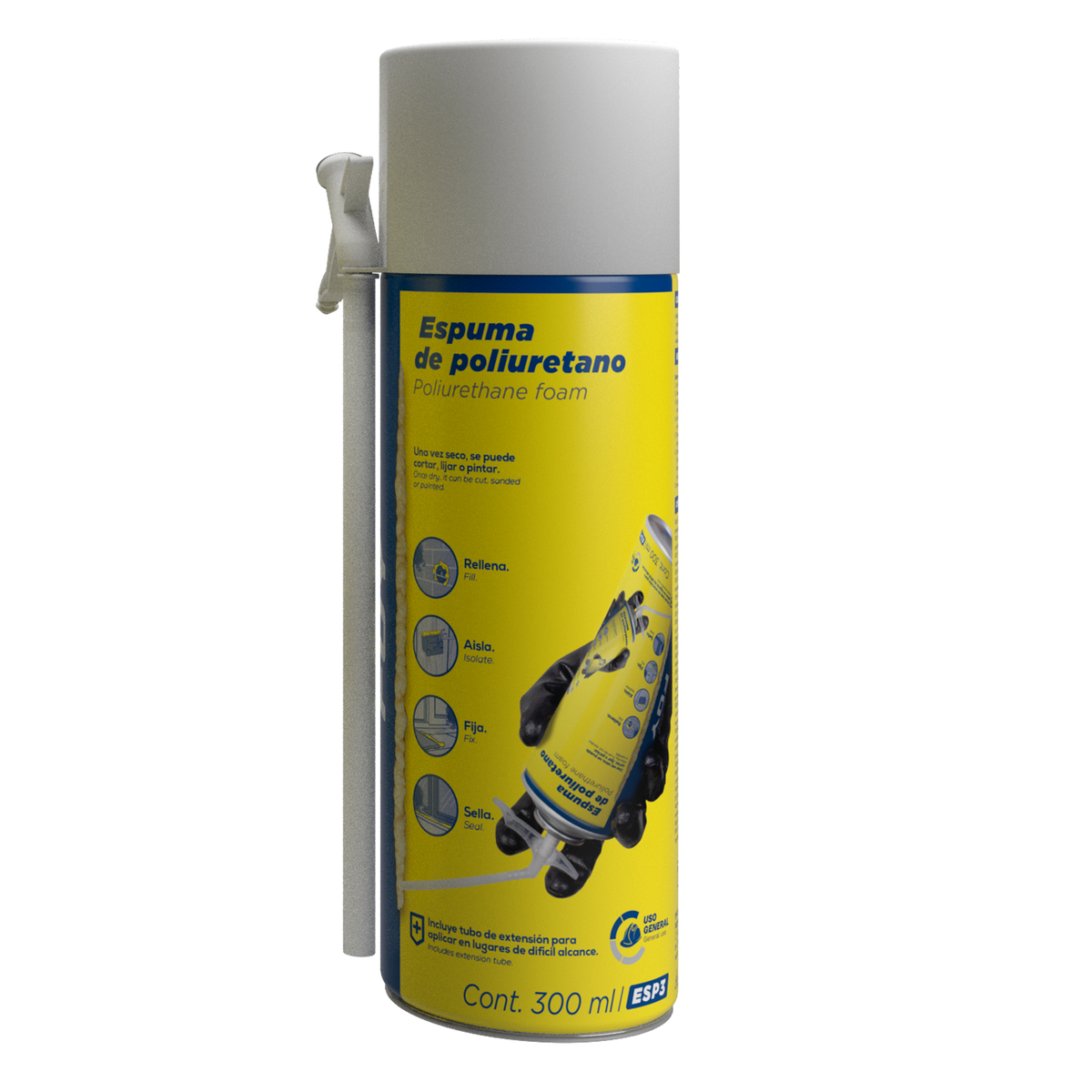 Espuma de poliuretano 300 ml