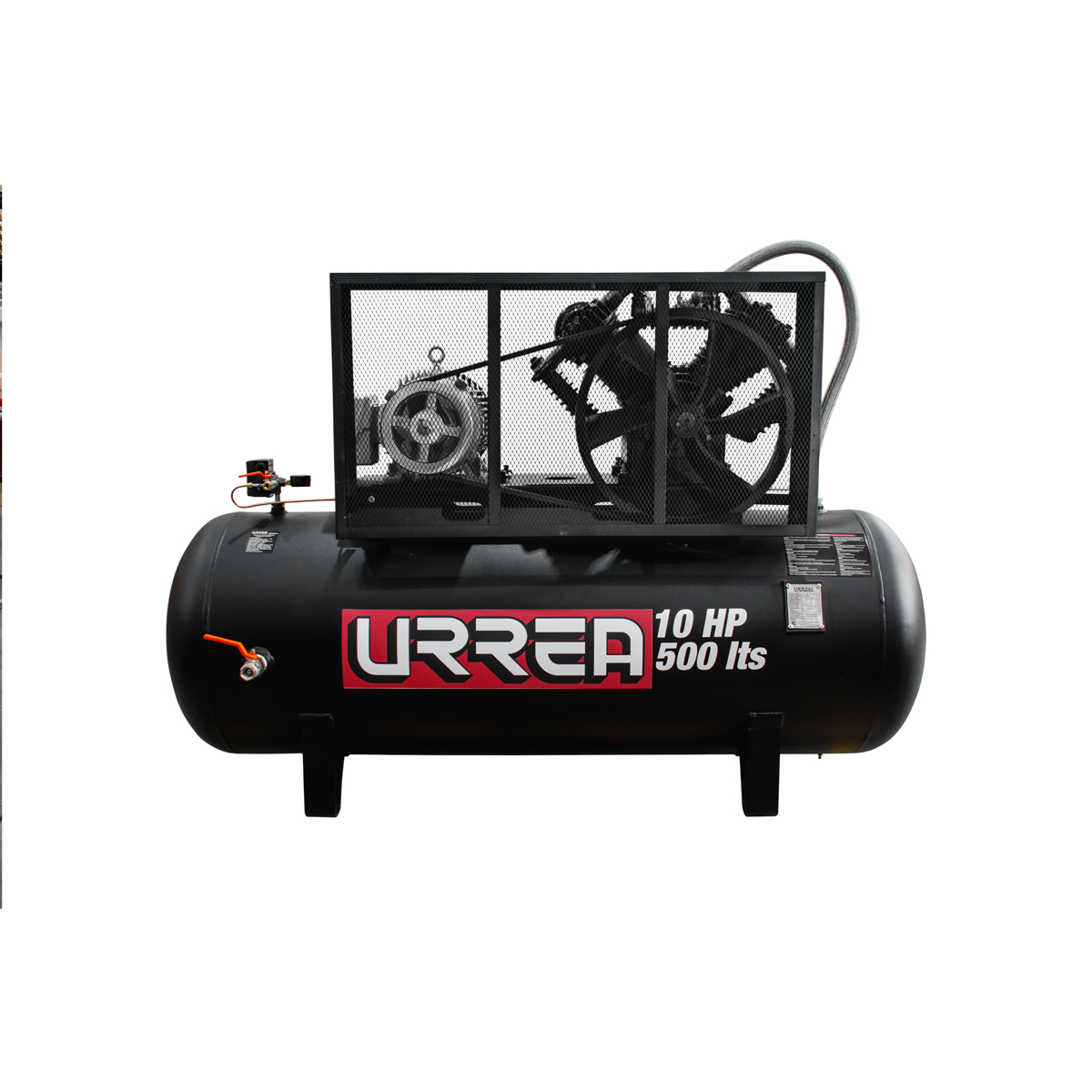 Compresor de aire eléctrico de banda 500 Lt, 10 HP, 220 V - 440 V
