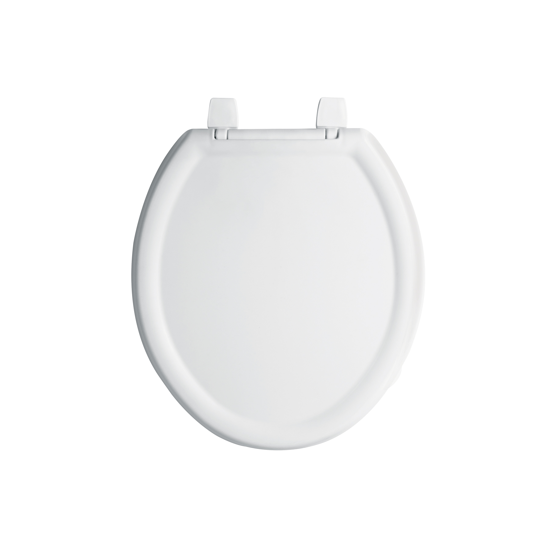 Asiento redondo ligero para WC, abierto, blanco, BASIC