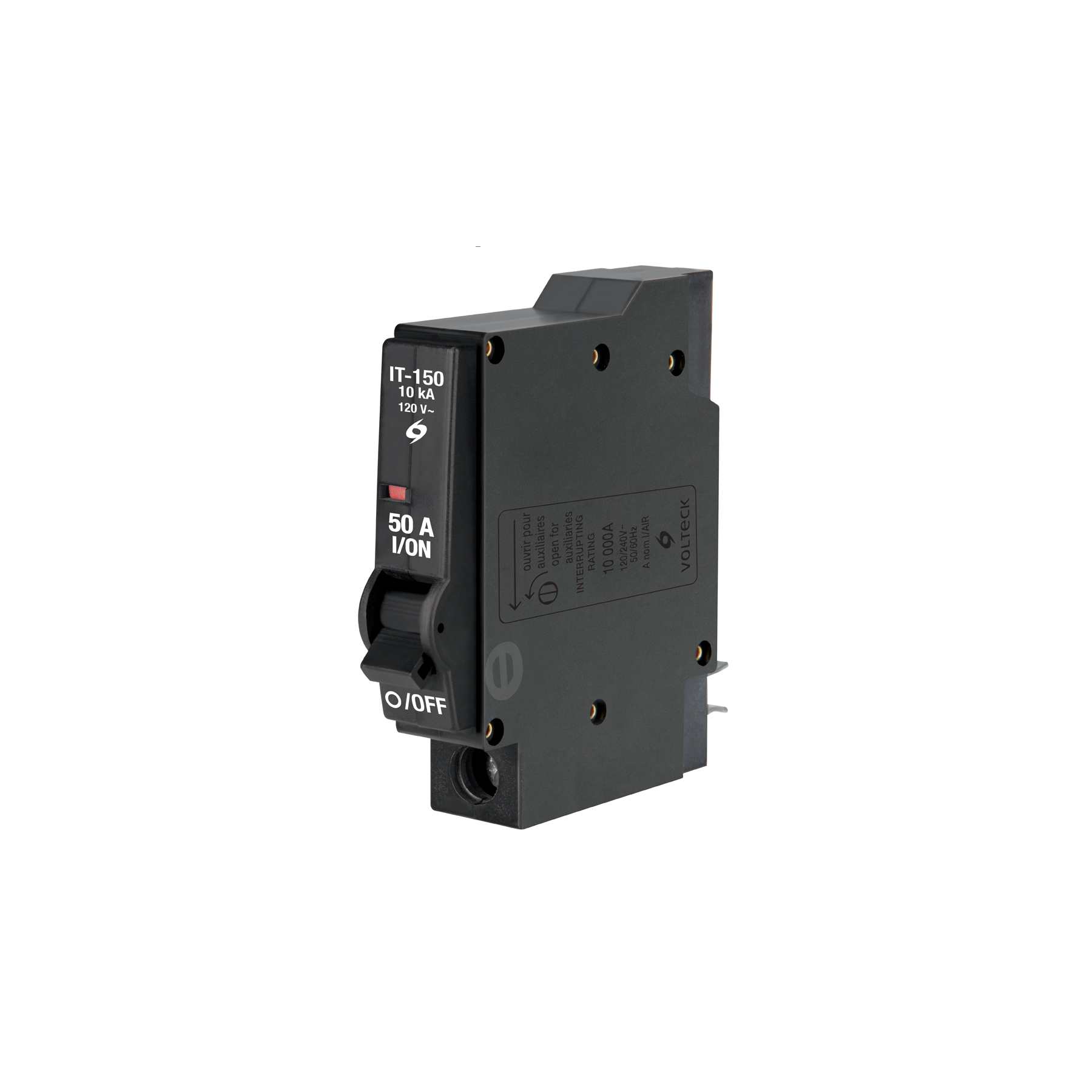 Interruptor de 1 polo 50A, enchufable, VOLTECK