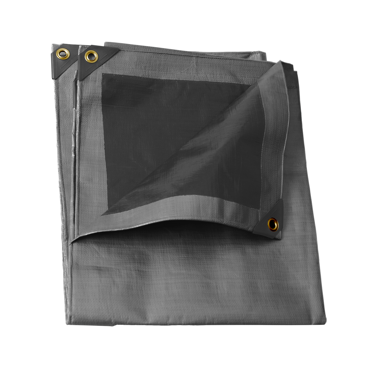 Lona de polietileno para uso rudo color gris, 12 x 17 m