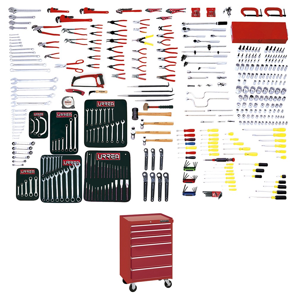 Juego maestro industrial combinado 398 piezas, con gabinete EX27M6