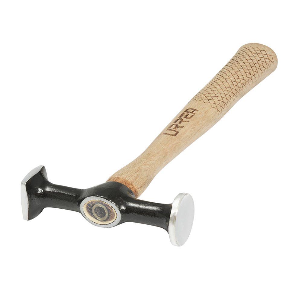 Martillo para laminero con mango de madera de 12", para acabados lisos