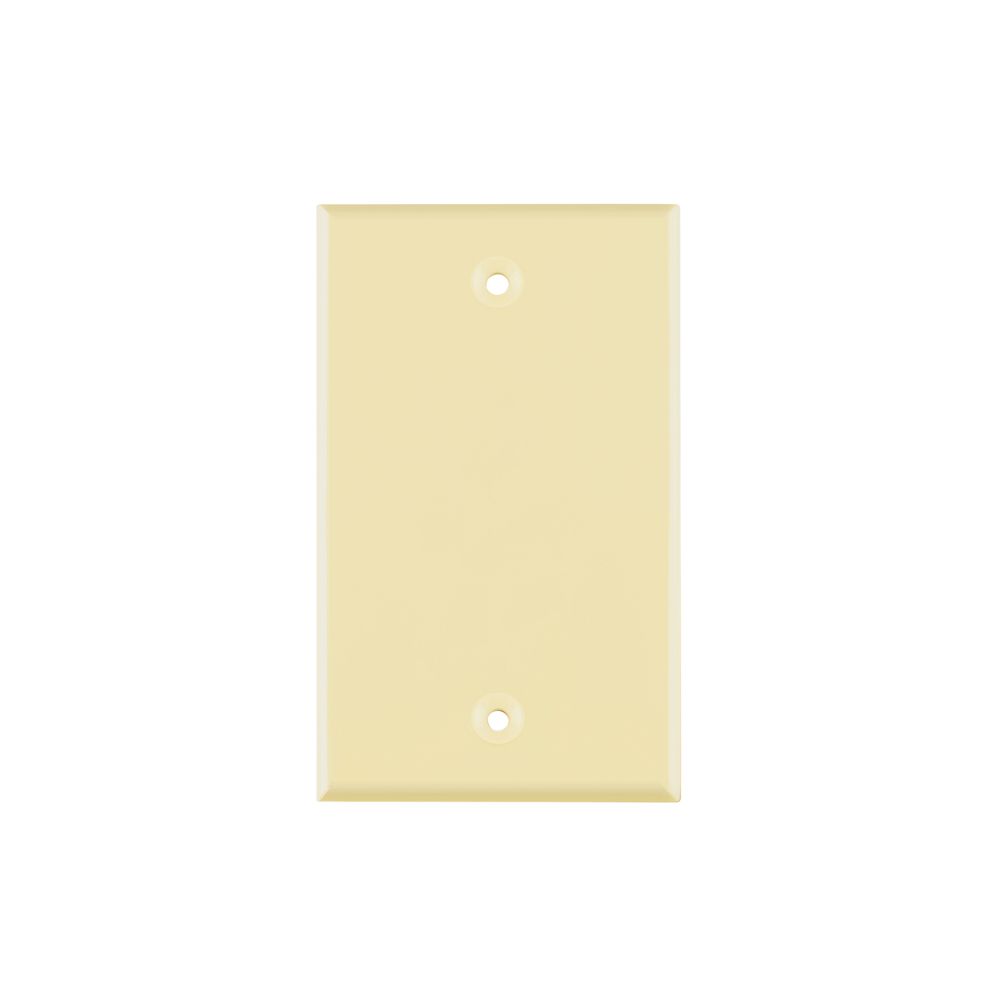 Placa de ABS ciega, Standard, marfil, VOLTECK
