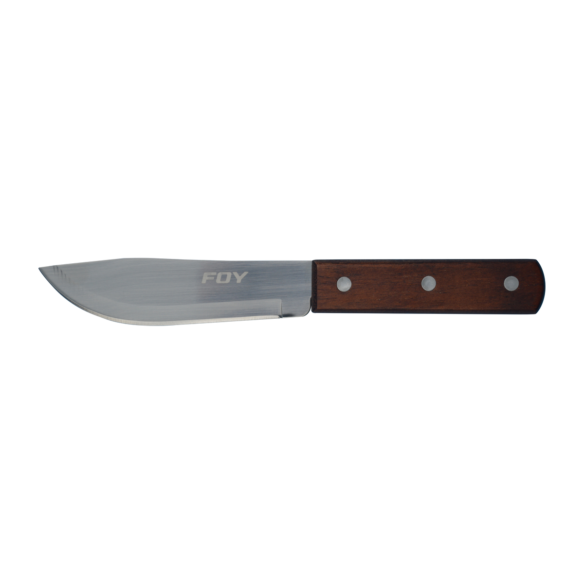Cuchillo cebollero de acero inoxidable con mango de madera de 6"