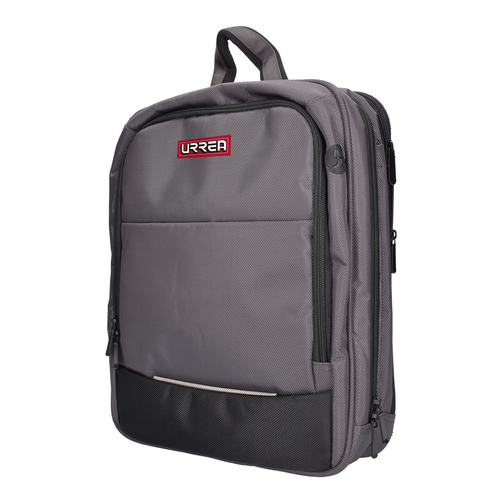 Mochila portafolio con compartimiento para laptop y salida para audífonos