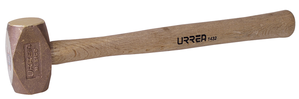Marro de bronce con mango madera 18", 3.1 lb