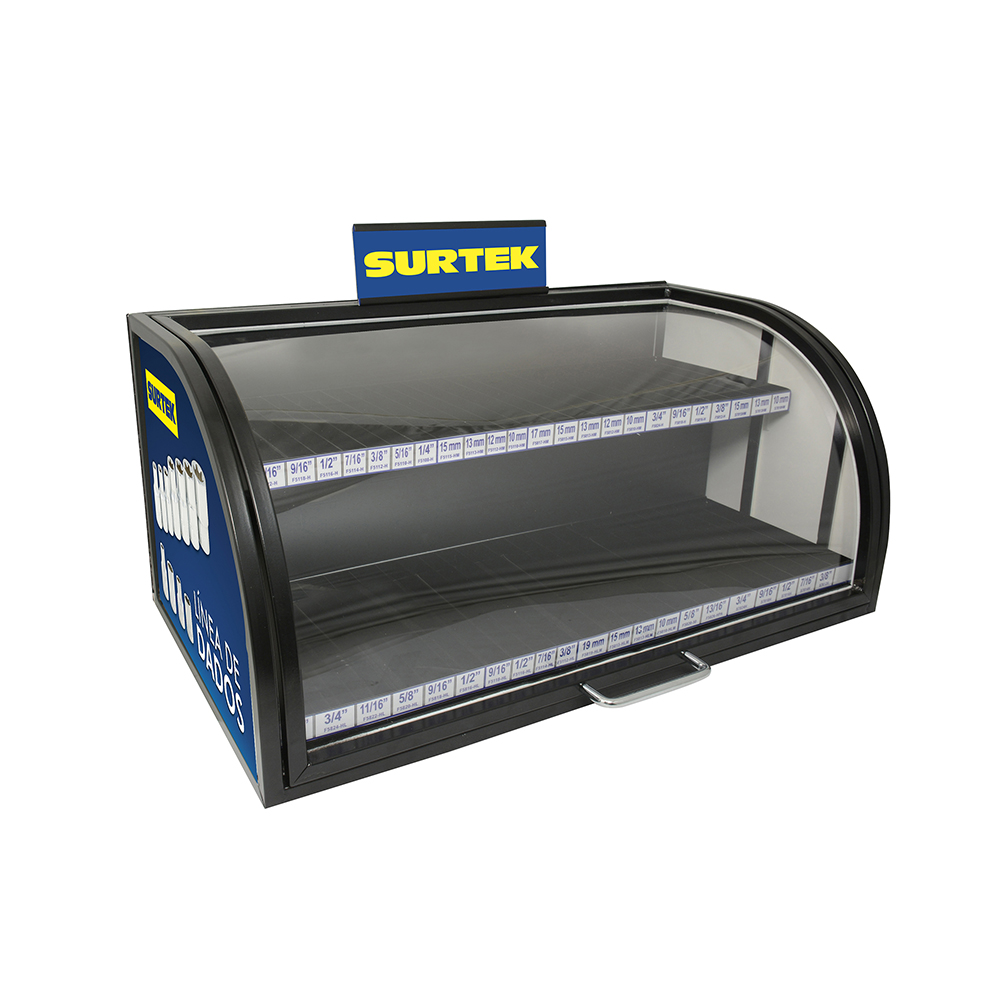 Rack despachador de mostrador para dados 63.5 cm x 30.5 cm x 32.3 cm