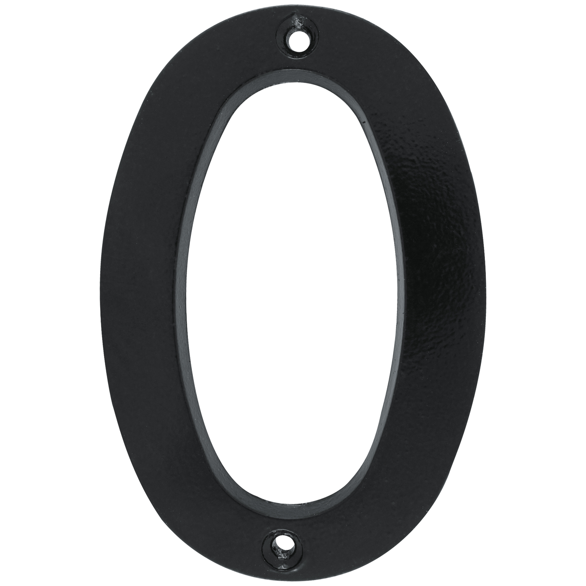 Número 0 slim 4" negro