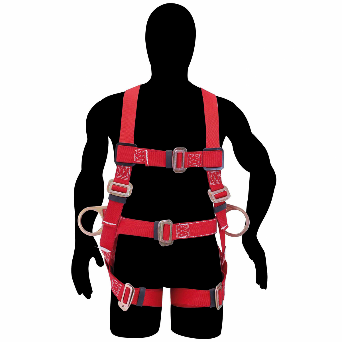 Arnés de seguridad de posicionamiento con cinturón, talla 40-44