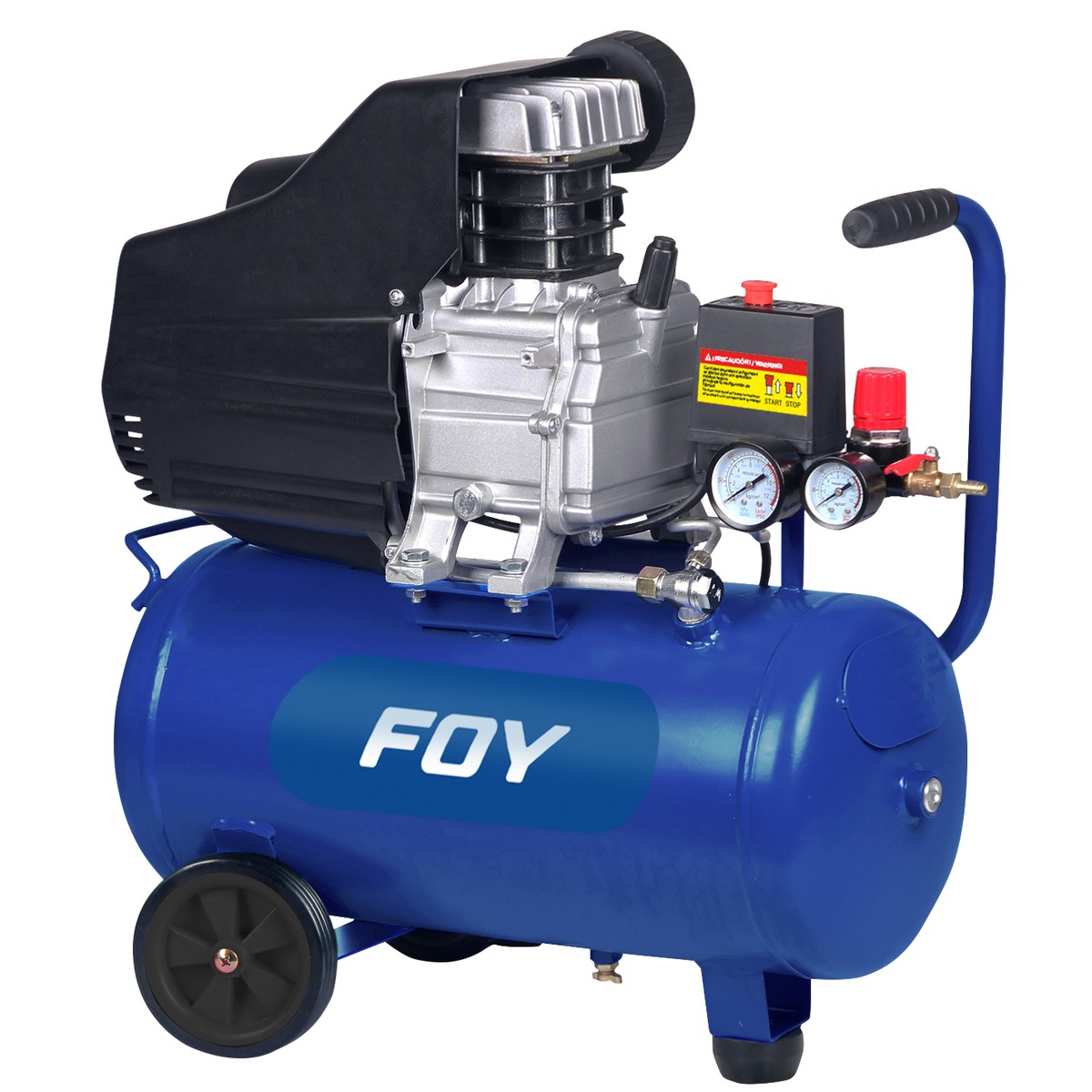 Compresor de aire eléctrico lubricado 25 Lt, 2 HP, 120 V