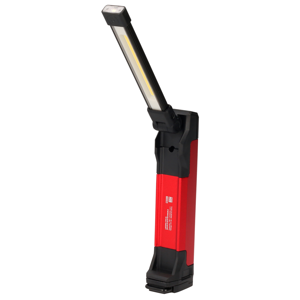 Linterna de LED tipo Slim para taller plegable recargable de 400 lm