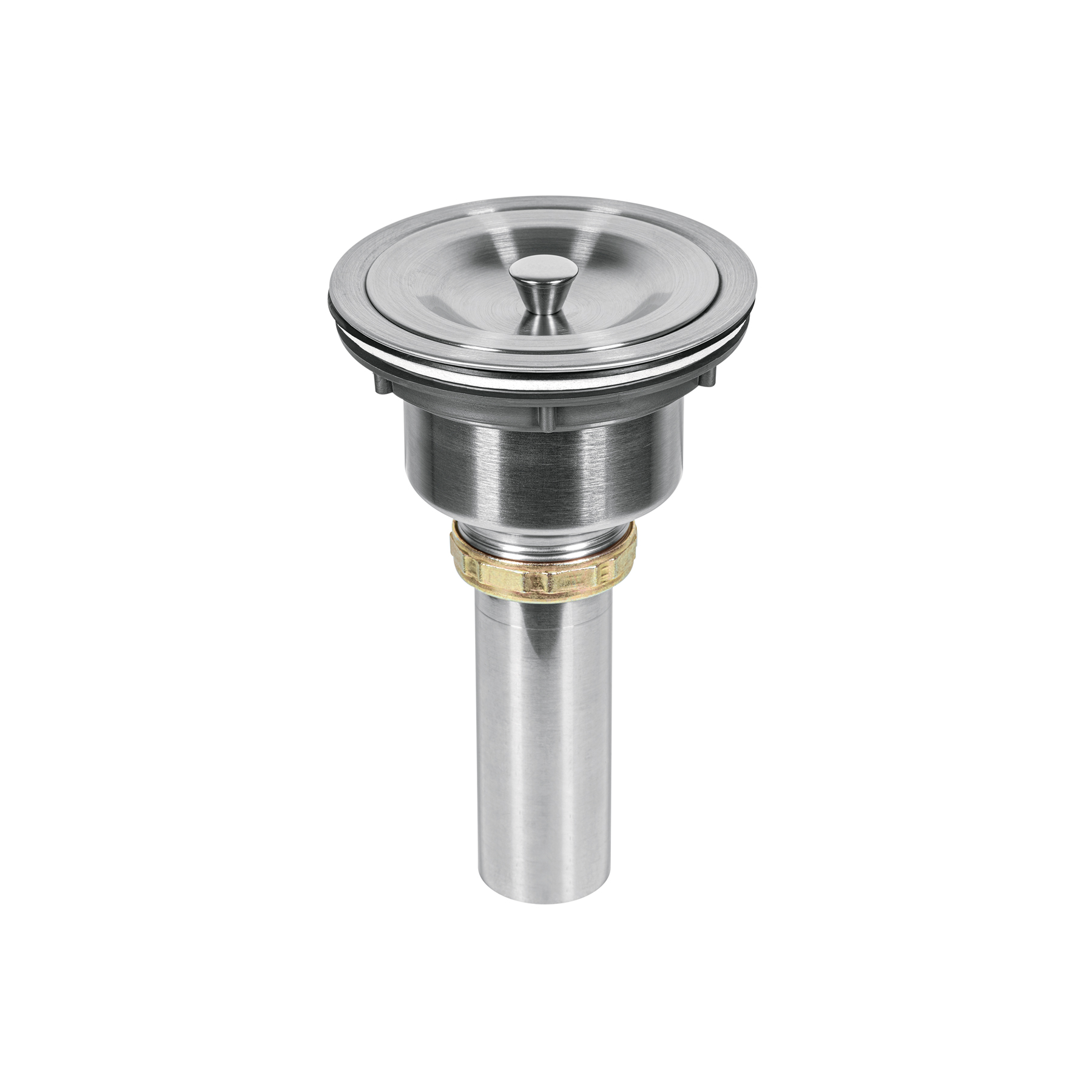 Contracanasta 3-1/2' inox, cuerpo profundo,con tapa, RIVIERA