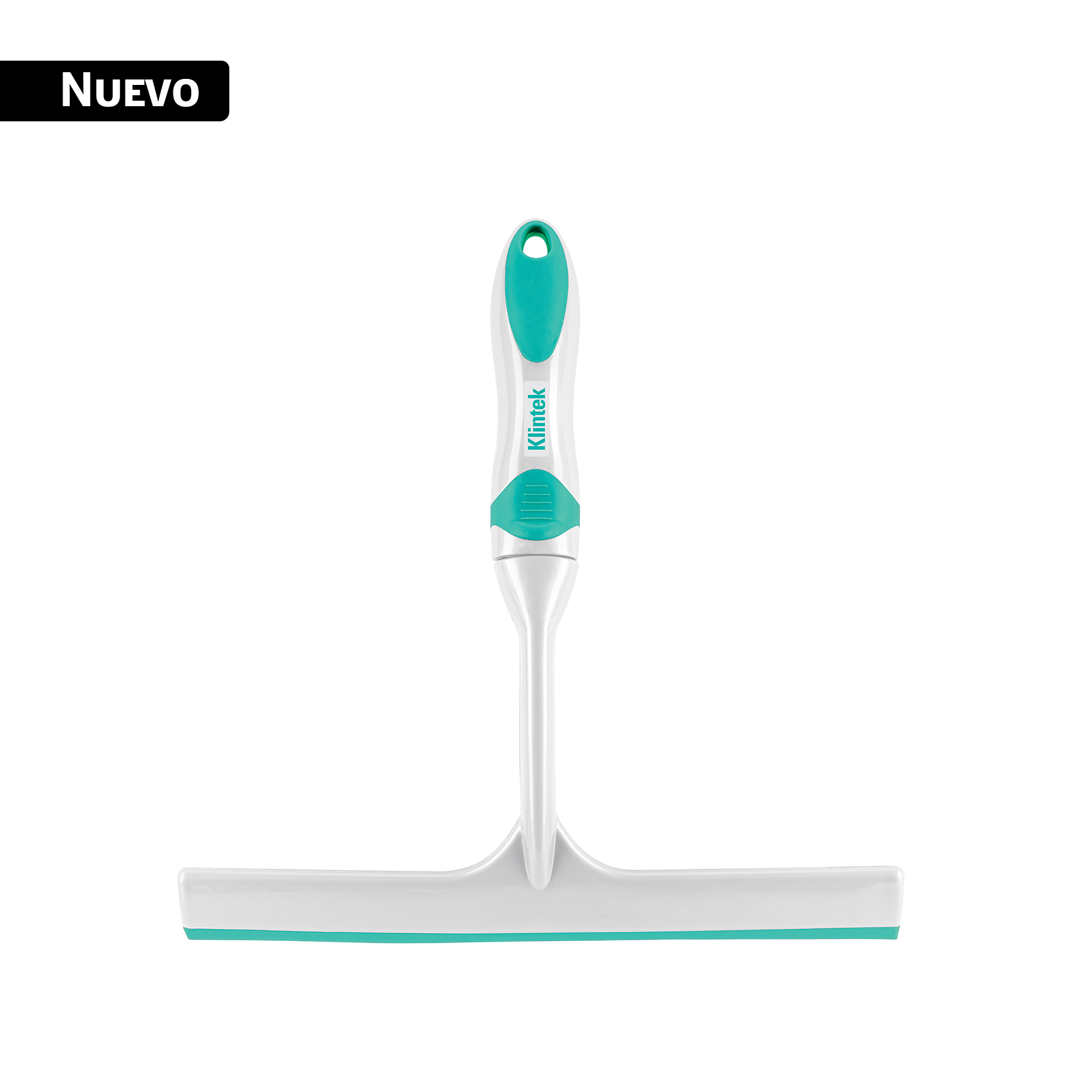 Limpiavidrios manual con base de plástico de 25 cm, KLINTEK