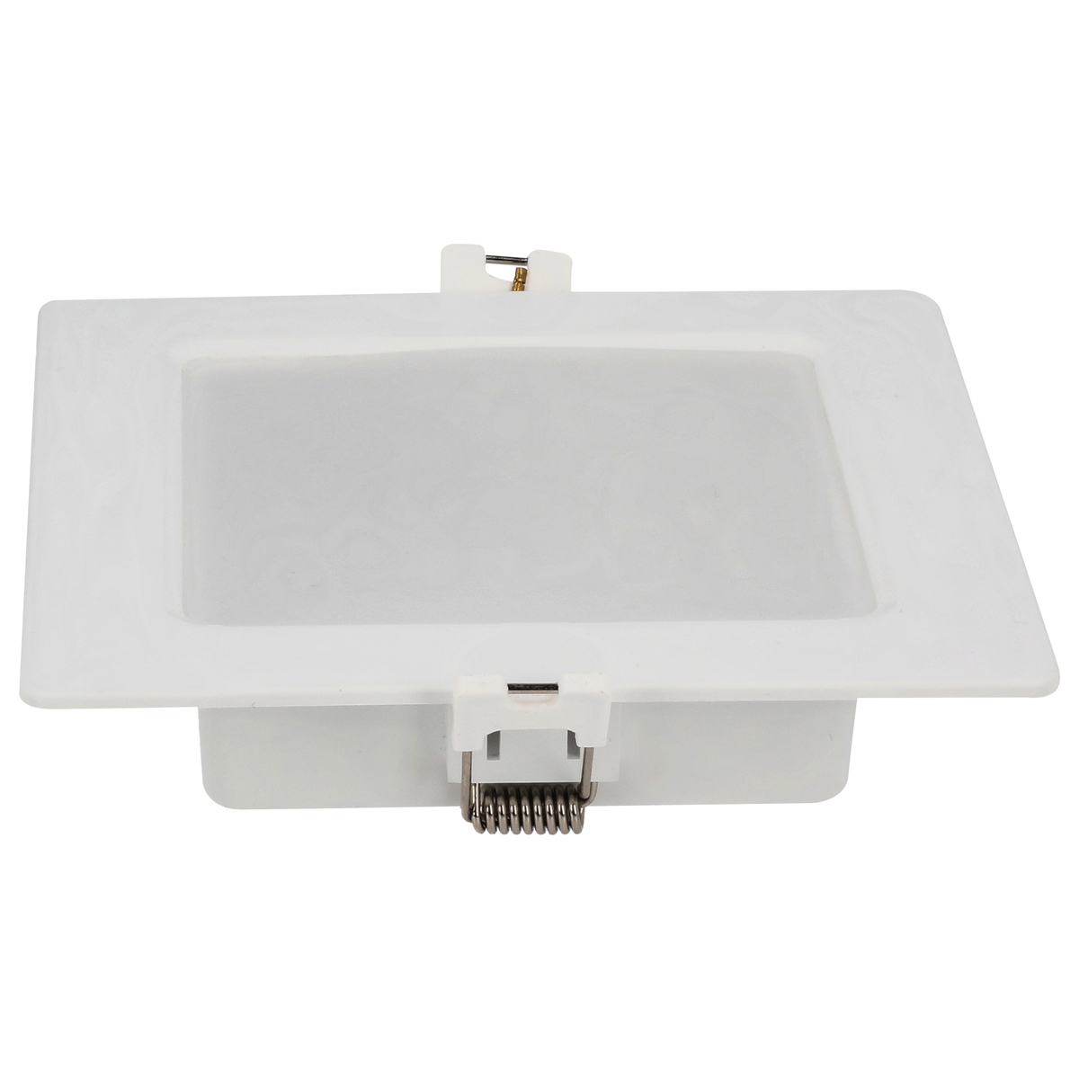 Luminario de LED empotrable cuadrado 6 W, luz de día