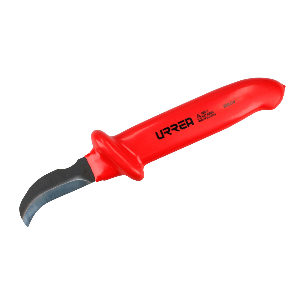 Navaja para electricista 1000 V con doble capa aislante, 8-21/32"