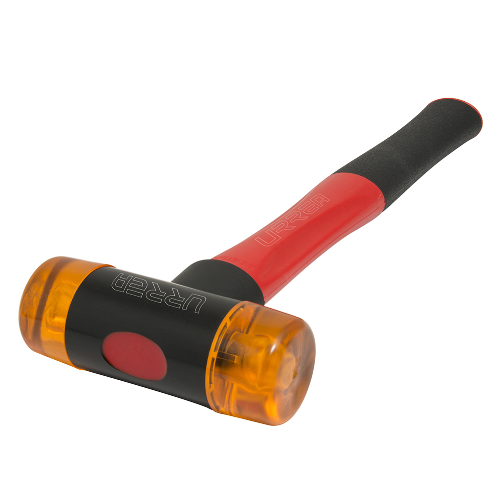 Martillo con tapas plásticas intercambiables con mango anti-vibración de 4-19/64", 13 oz