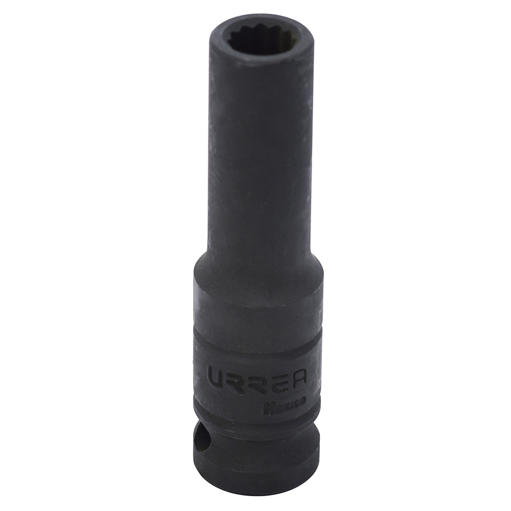 Dado de impacto largo cuadro de 1/2", 12 puntas, en pulgadas, 7/16"