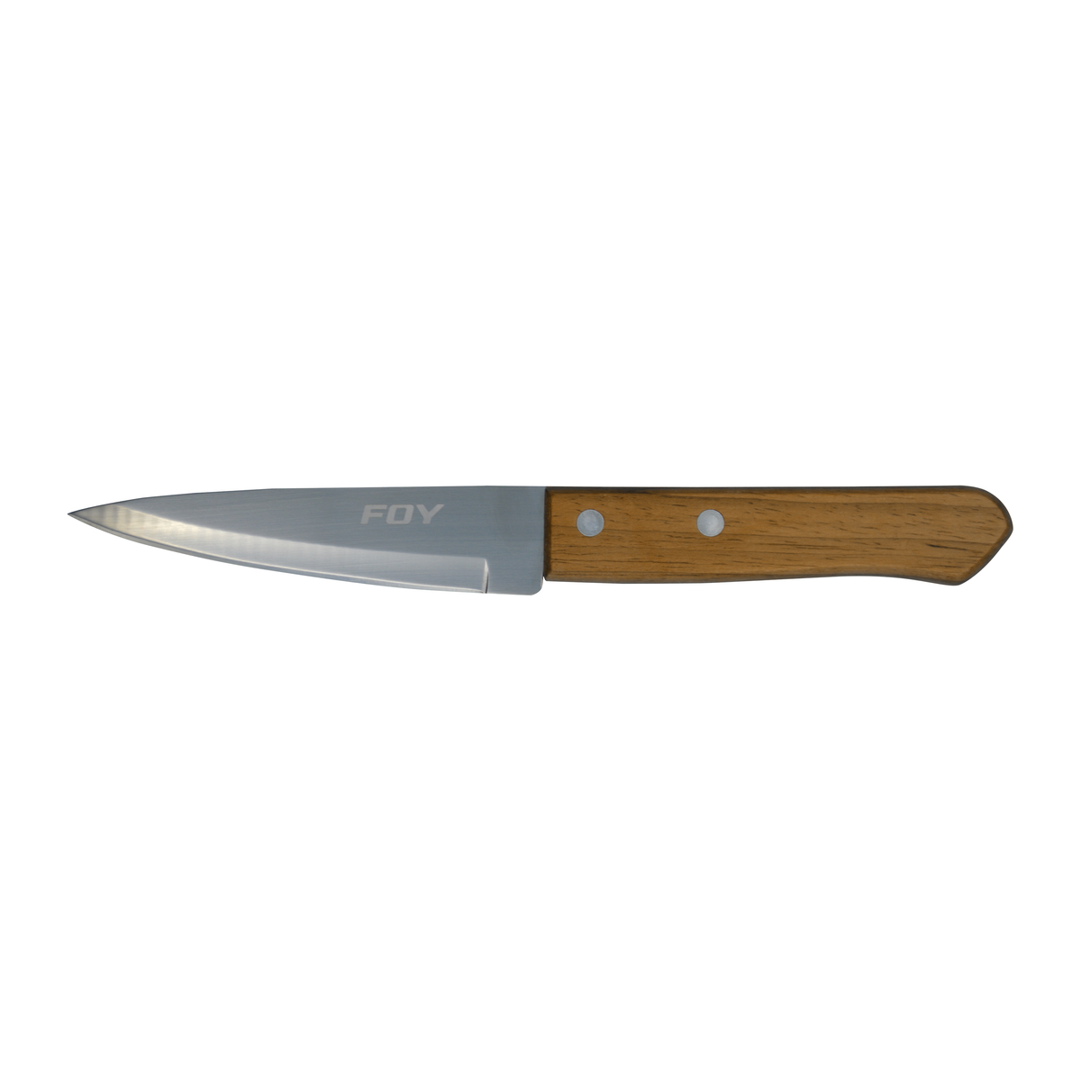 Cuchillo de acero inoxidable para chef con mango de madera de 5"