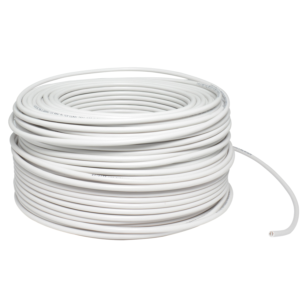 Cable eléctrico THW calibre 10, 100 m color blanco, 3750 W
