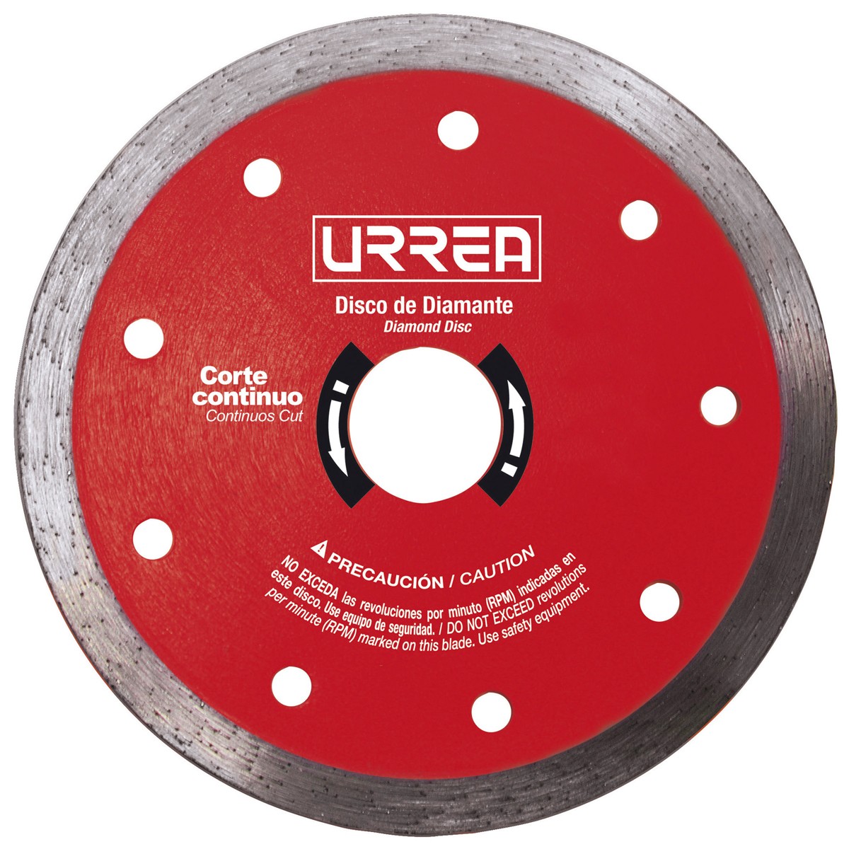 Disco de diamante continuo, 7"