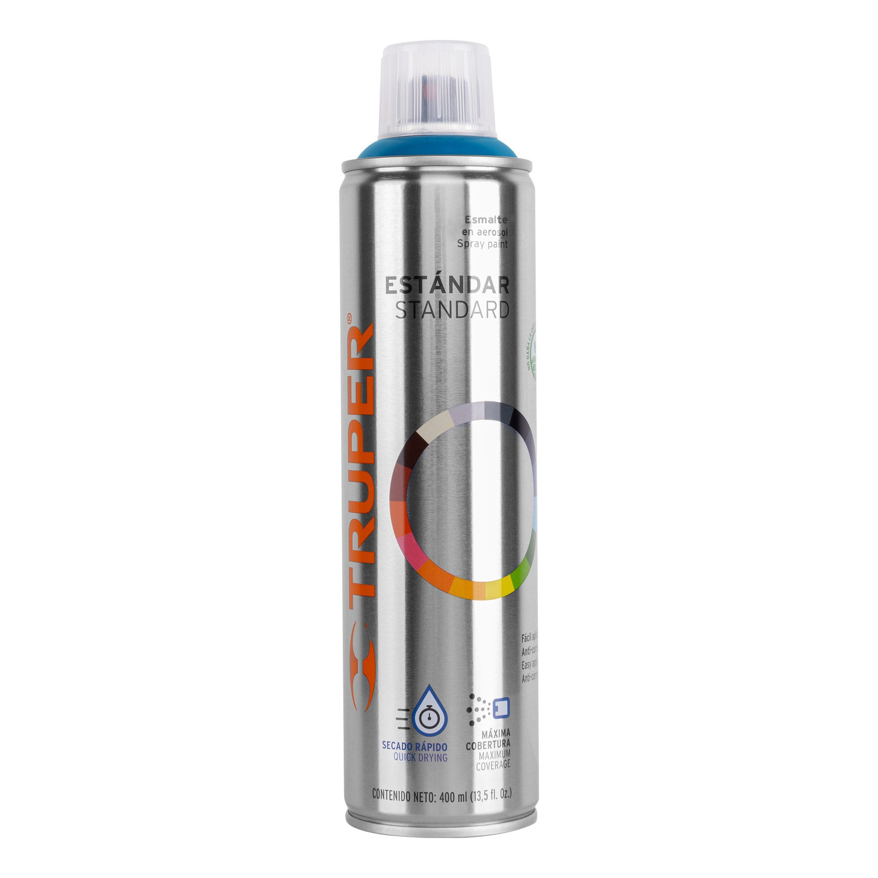 Pintura aerosol azul holandés, bote esbelto 400 ml, TRUPER