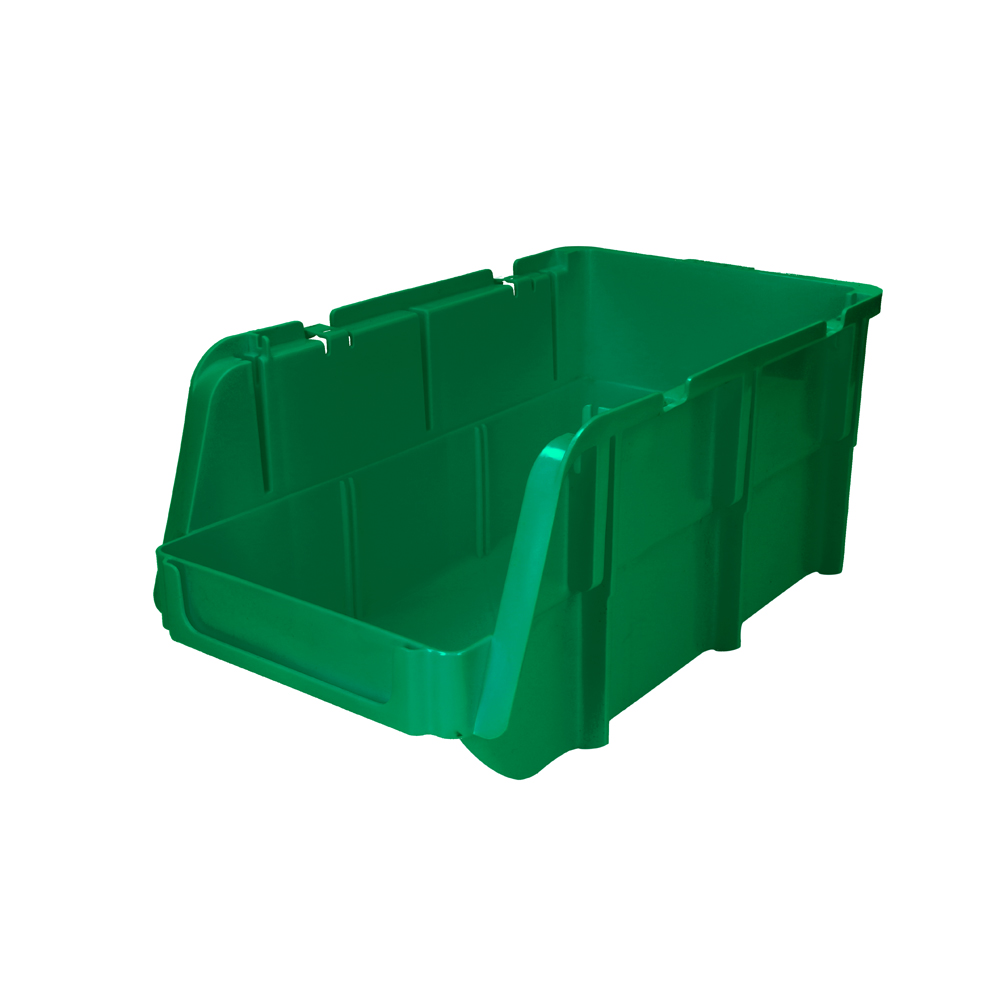 Gaveta plástica pico de pato color verde 7" x 4" x 3"