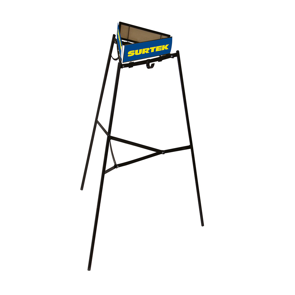 Exhibidor de piso para carretillas 78.5 cm x 78.5 cm x 175 cm