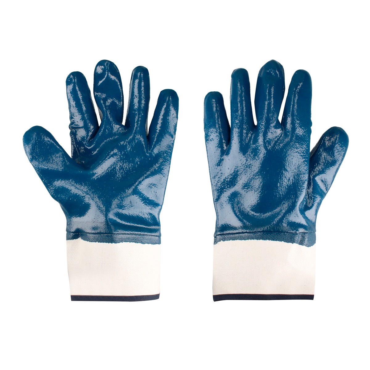 Guantes de algodón con recubrimiento de nitrilo unitalla