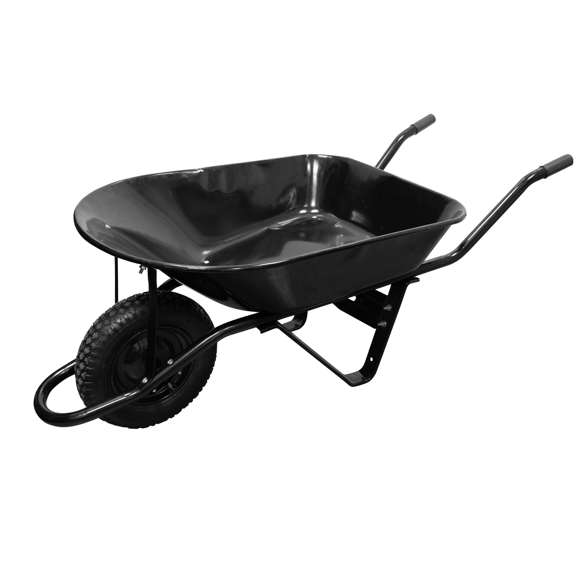 Carretilla con bastidor metálico 4 Ft3, llanta neumática de 2 capas