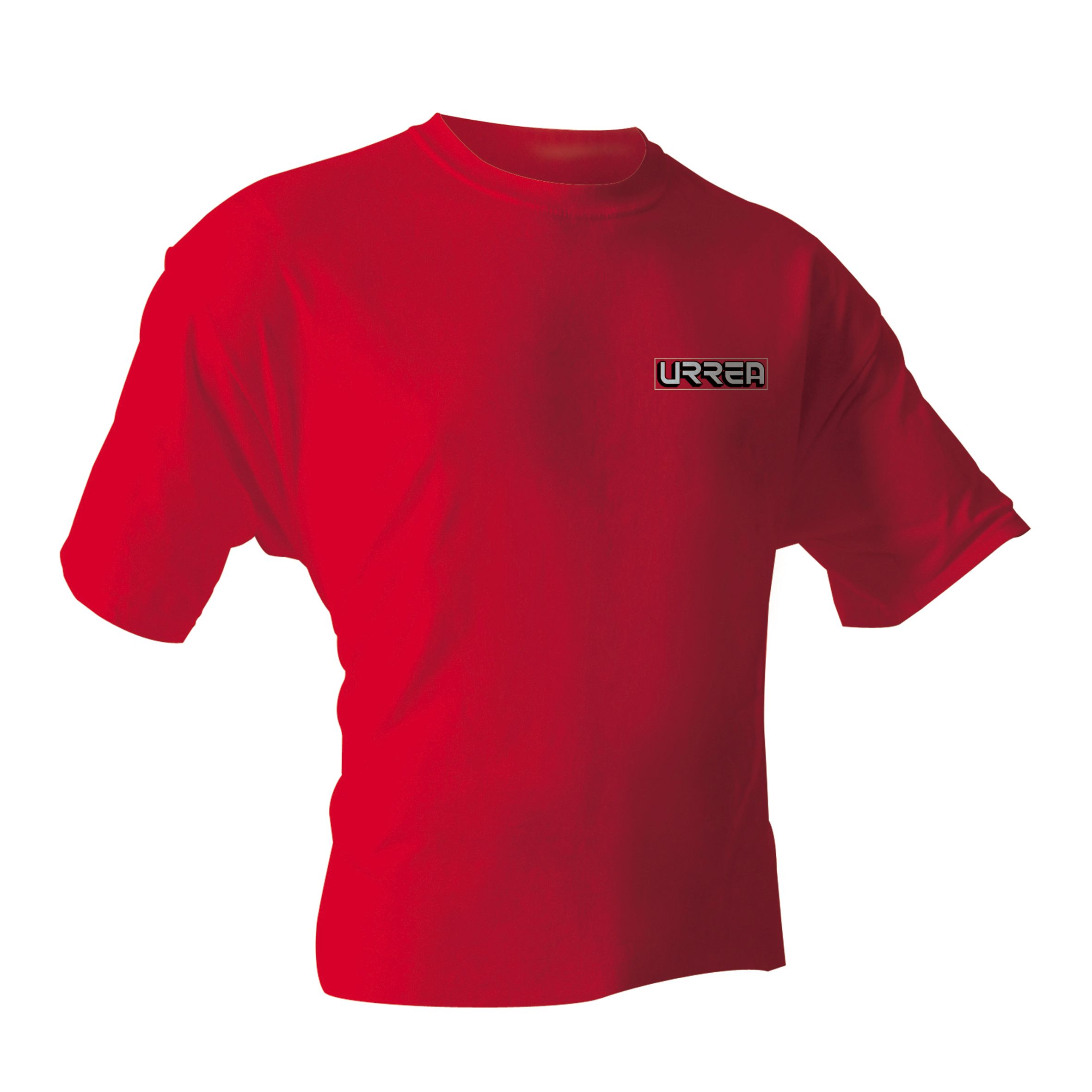 Playera cuello redondo color rojo talla CH