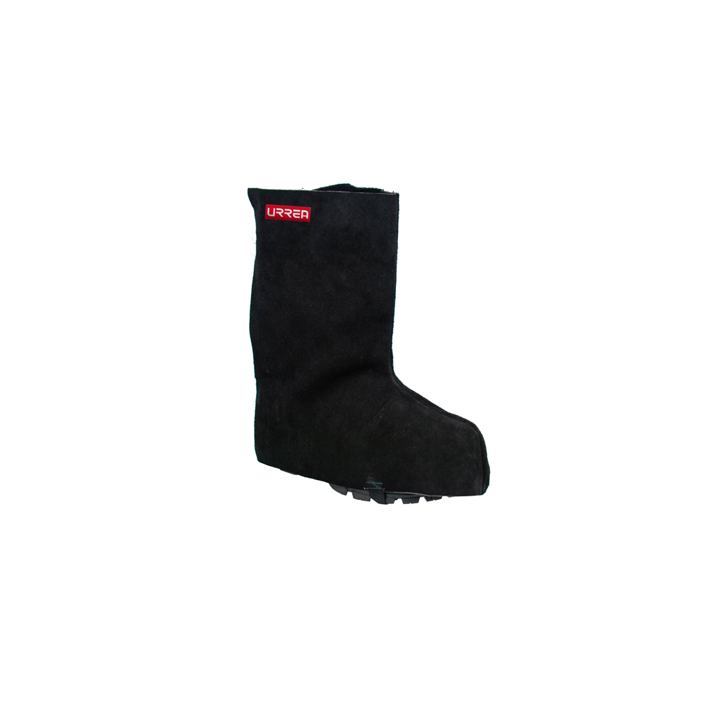 Polainas de carnaza para soldar color negro, 30 cm