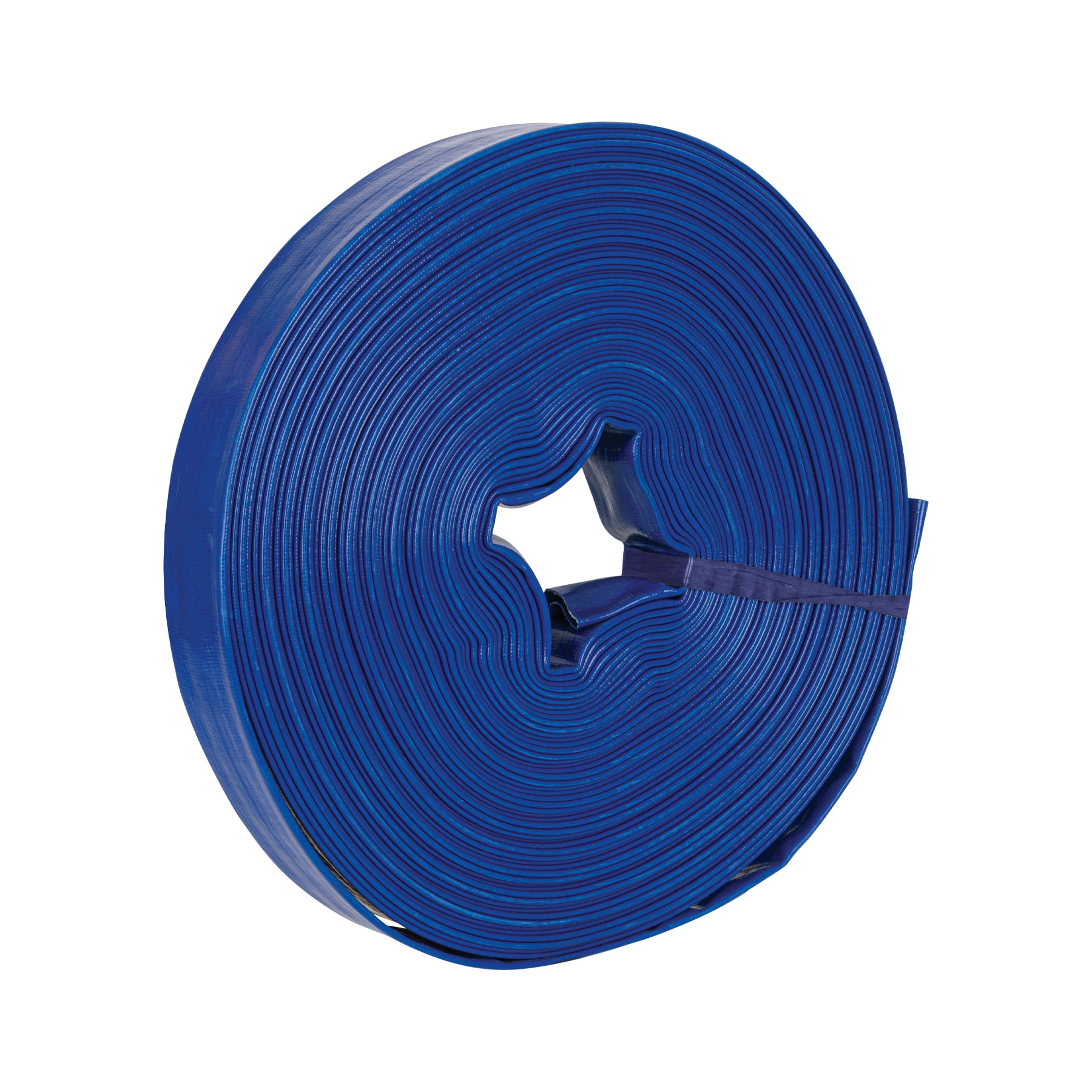 Rollo de manguera plana de 1.5' x50m de descarga p/motobomba