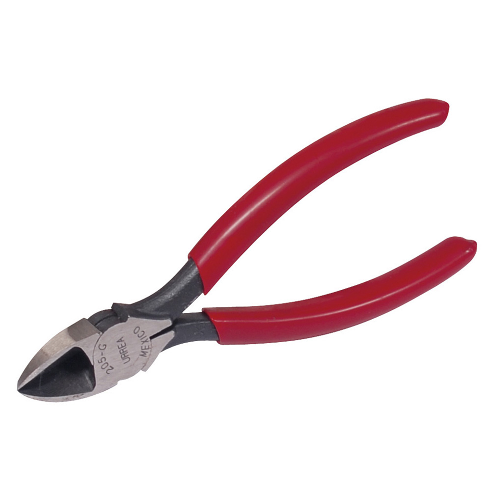 Pinza para electricista con mango rubber grip con punta larga corte lateral de 8-9/32"