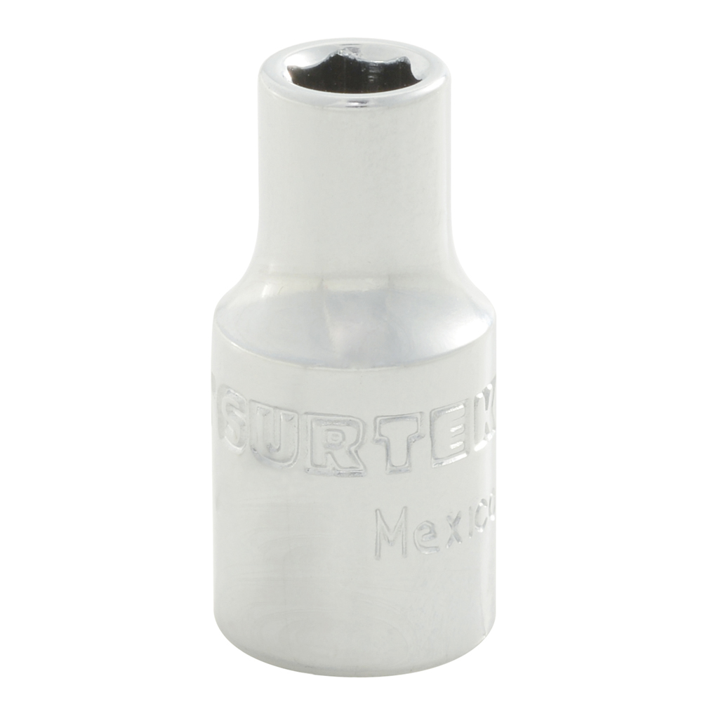 Dado cuadro de 1/4", 6 puntas, en pulgadas, 7/32"