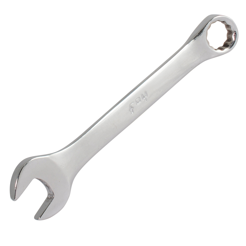 Llave combinada pulido espejo métrica, 12 puntas, 8 mm
