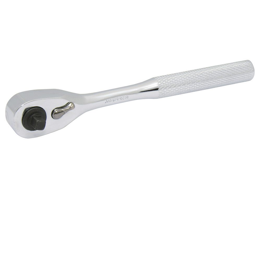 Matraca doble cuadro cabeza tipo pera, para dados cuadro de 1/4" y 3/8"