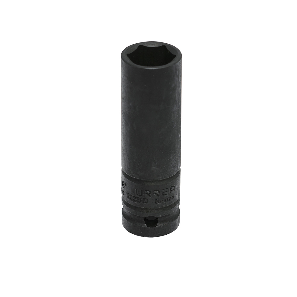 Dado de impacto pared delgada cuadro de 1/2", 6 puntas, en pulgadas, 11/16"