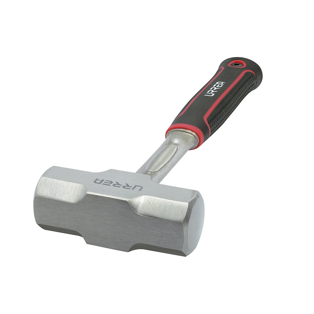 Marro octagonal forjado en una pieza con mango rubber grip anti-vibración 12-3/5", 4 lb