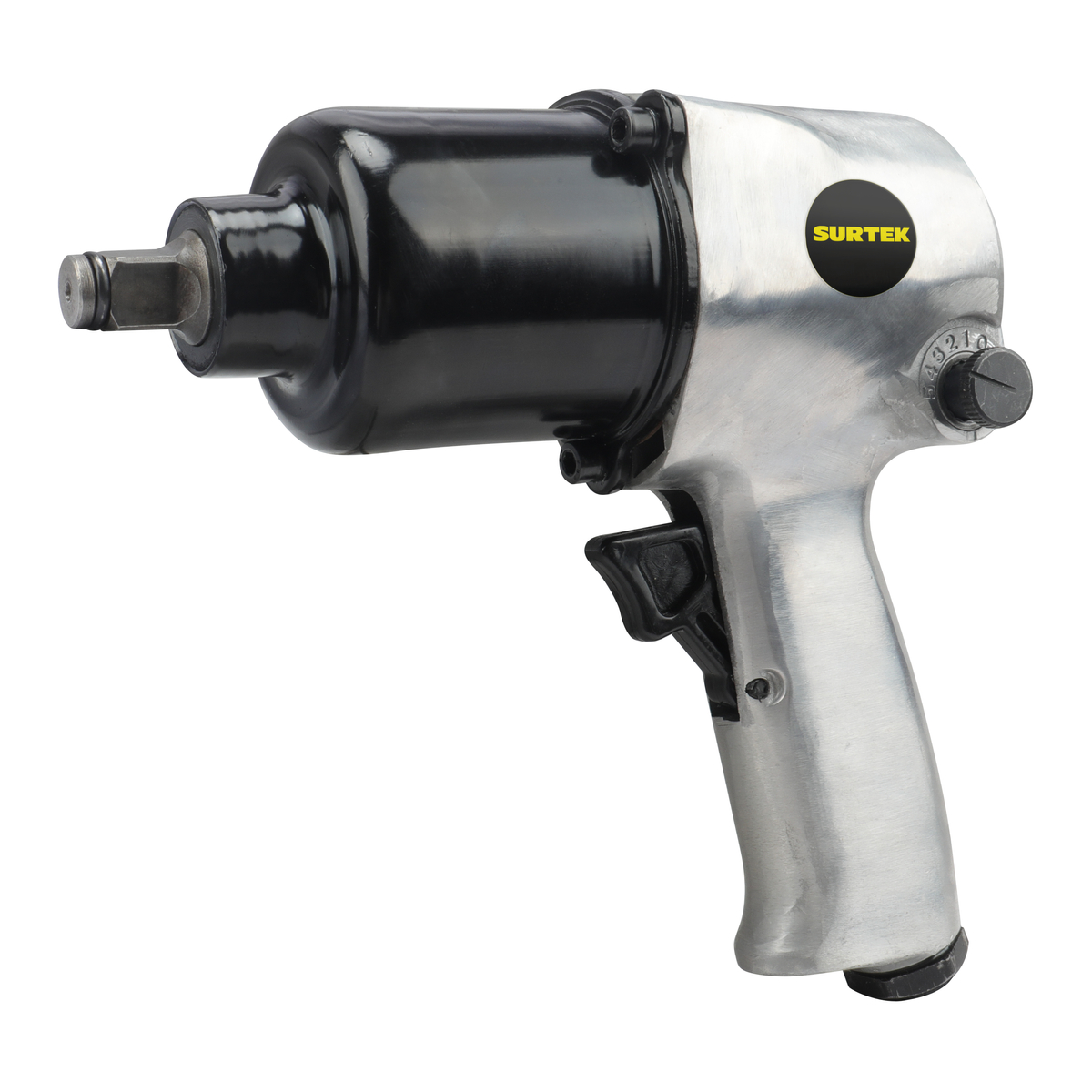 Pistola de impacto neumática cuadro de 1/2" 425 ft-lb sistema twin hammer