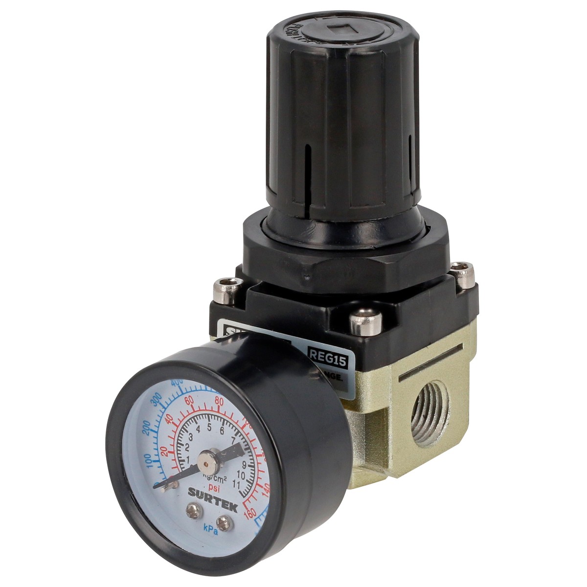 Regulador de aire con manómetro 150PSI