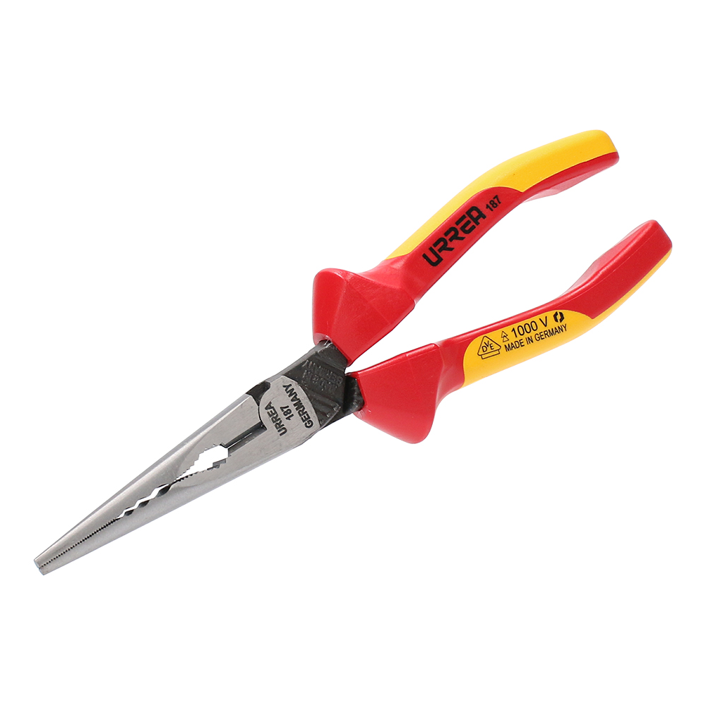 Pinza de 1000 V punta larga de 7-7/8"