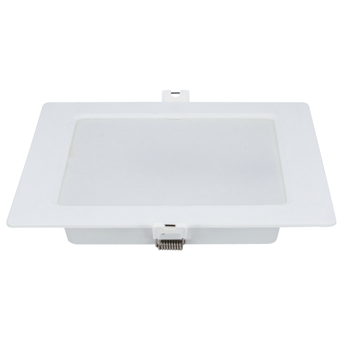 Luminario de LED empotrable cuadrado 12 W, luz de día