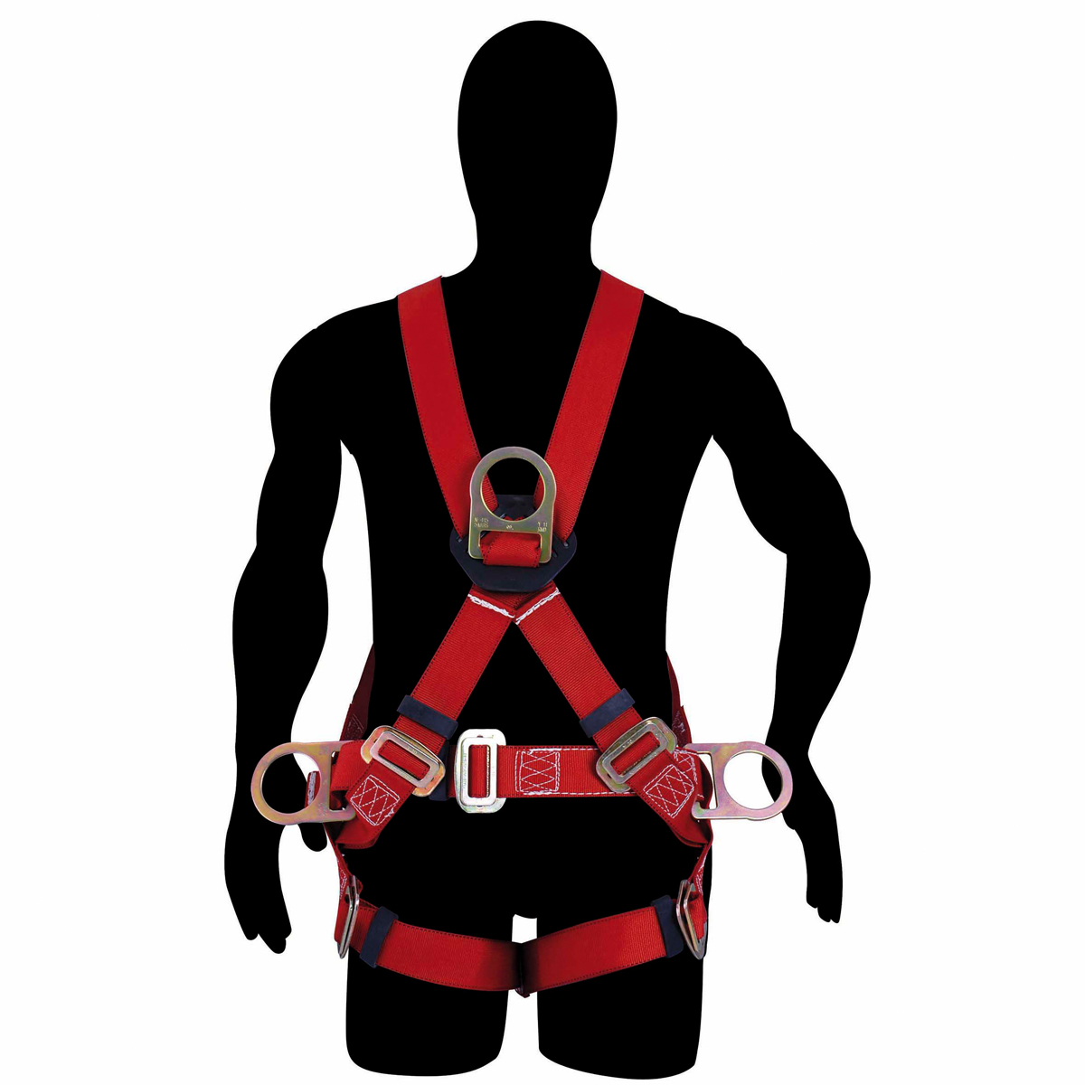 Arnés de seguridad de suspensión con cinturón, talla 40-44