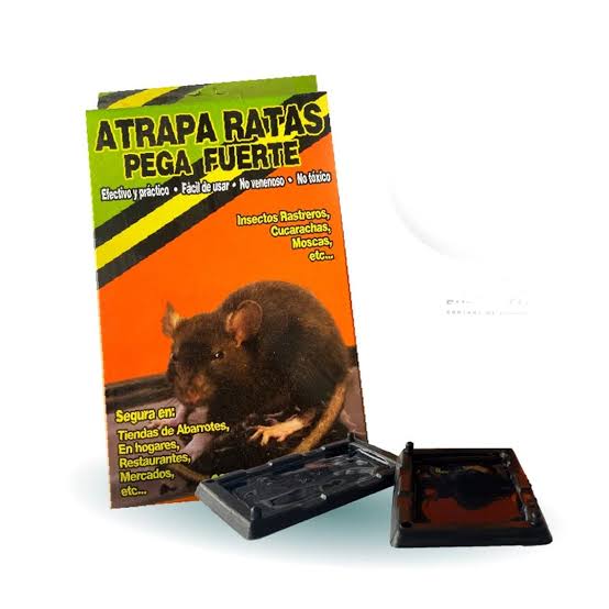 RATONERA CHAROLA CHICAS PEGA FUERTE 2 PZAS