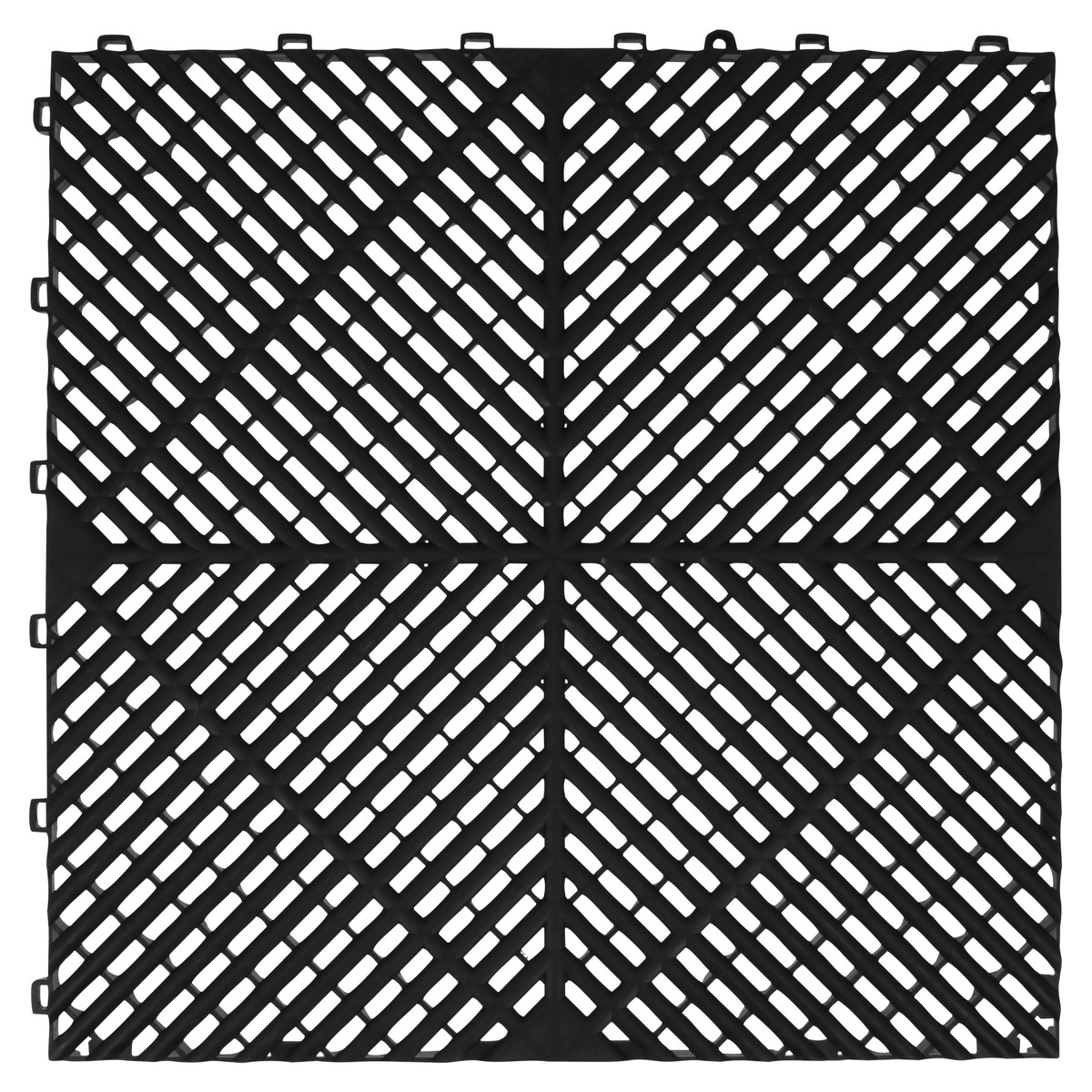 Baldosa central para piso modular 40 cm x 40 cm, 25 piezas