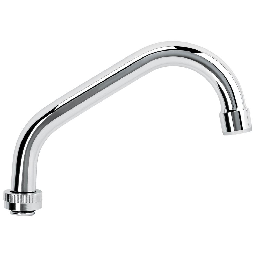 Cuello largo para mezcladora de lavabo, cromo, BASIC