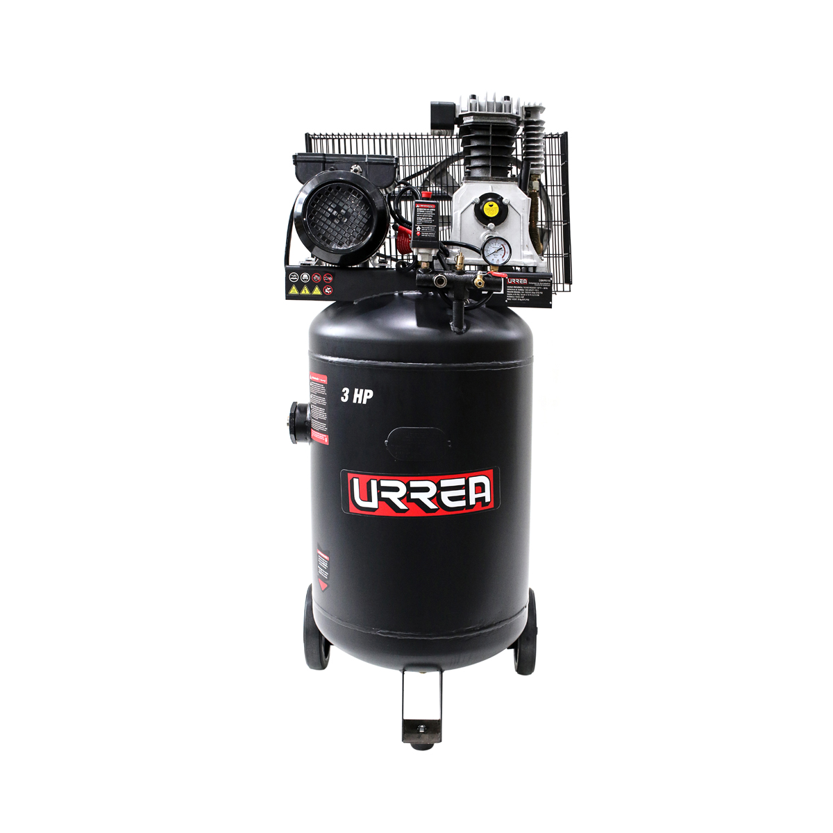 Compresor de aire eléctrico lubricado vertical, 115 Lt, 3 HP, 127 V