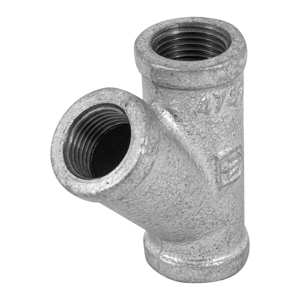 Yee sencilla 1/2' acero galvanizado, FOSET