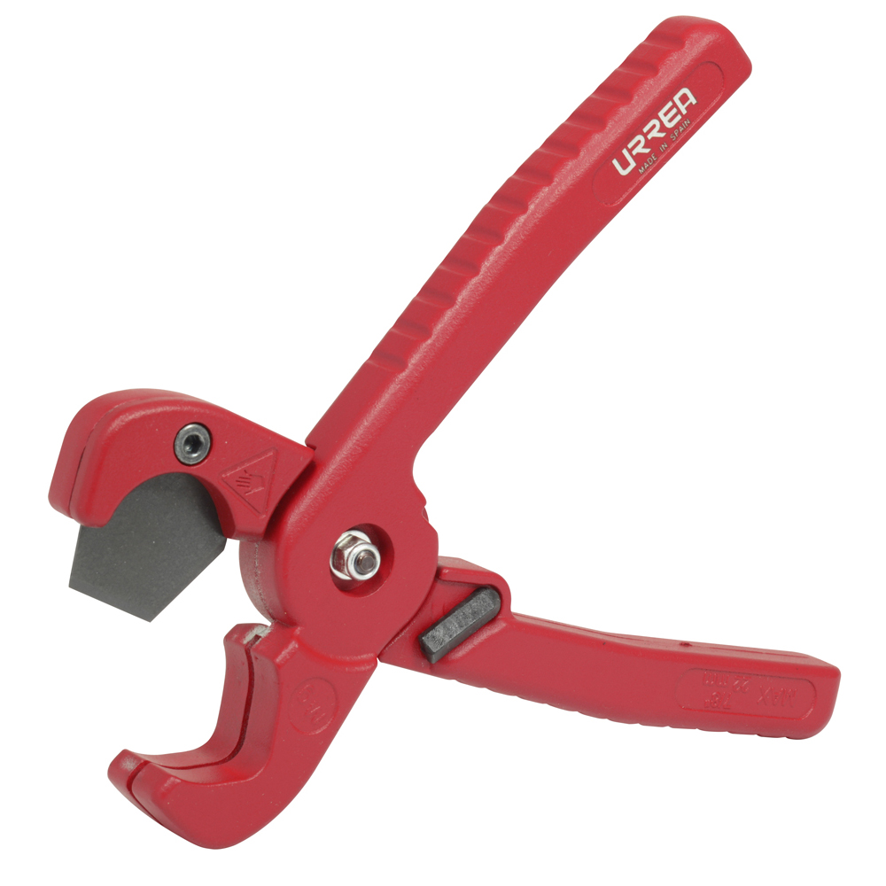 Tijeras para tubos plásticos sistema de cierre con una sola mano de 7/8"